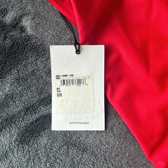 NWT LPA the Label Red Bikini Bottom XL - Picture 5 of 10